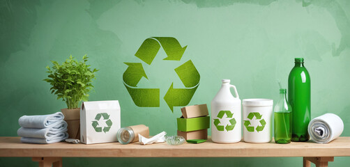 Ecologically compatible products that can be recycled, reused and reprocessed in a circular economy to conserve resources