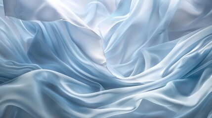 Obraz premium Frozen Waves: Abstract Ice Formation