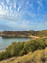 Ghajn tuffieha bay, Malta