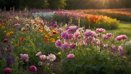 Obraz premium field of flowers