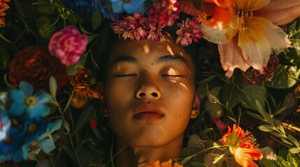 Floral Crown Aesthetic - Introspective Flower Arrangement Photography