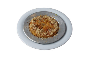 walnut kunefe, traditional Turkish dessert