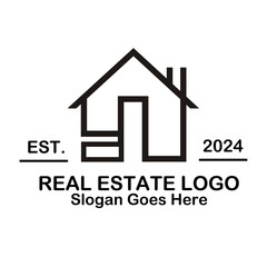 Real Estate logo for company vector art