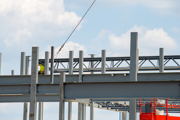 installation of iron frame