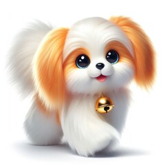 Obraz premium colorful stuffed dogs