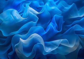 Obraz premium Vibrant Blue Flower Petals