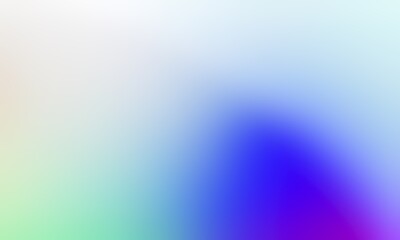Abstract blurred background image of blue, green colors gradient used as an illustration. Designing posters or advertisements.