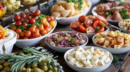 Fototapeta premium Assorted appetizers