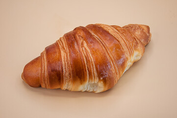 Top View of a Croissant - Perfect for Food and Bakery Themes