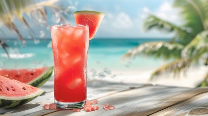 watermelon drink. 