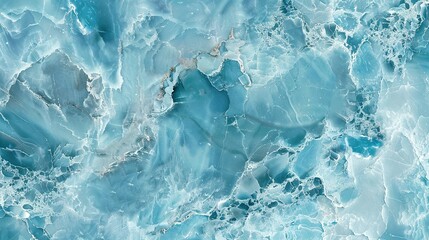 Obraz premium Seamless High Resolution Light Blue Marble Texture for Interior/Exterior Design and Background, Counter Top View
