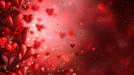 Hearts Background: Valentine’s Day Theme with Hearts