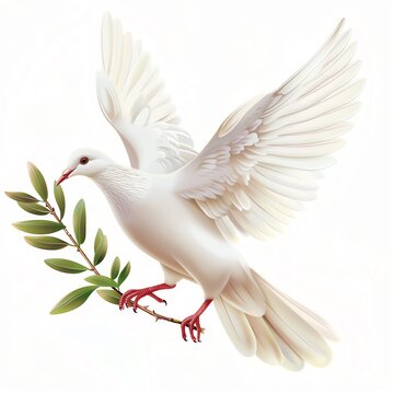 recommend clip art: Dove clipart carrying an olive branch