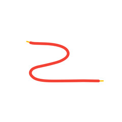 red shoelace element