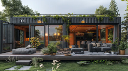 Obraz premium コンテナハウス