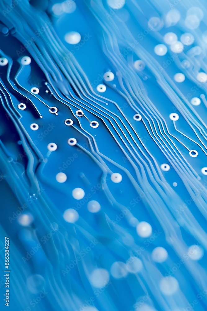 Poster intricately detailed hyper realistic close up of a computer chip emitting a soft glow