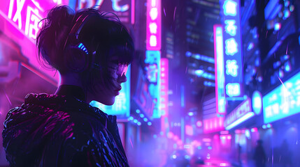 purple and blue light technology
