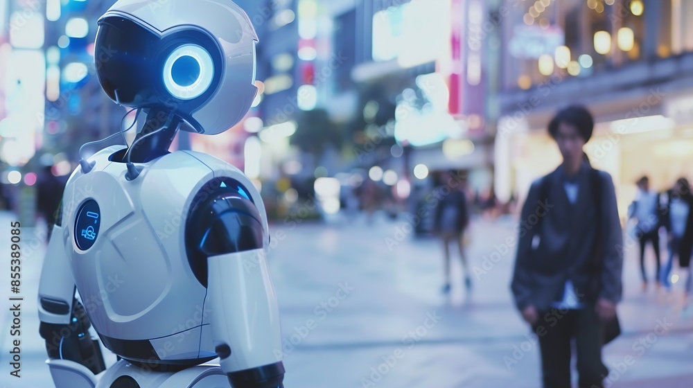 Leinwandbilder businessman using technology AI for working tools Chat bot Chat with AI using technology smart robot AI artificial intelligence to generate something or Help solve work problems : Generative AI