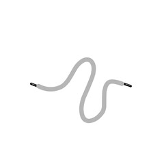 grey shoelace