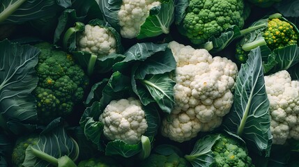 Cauliflower In Close Up