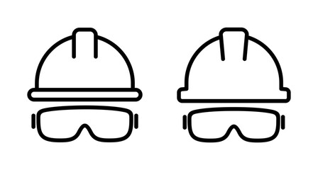 Helmet icon vector isolated on white background. Motorcycle helmets. Racing helmet. construction helmet icon. Safety helmet