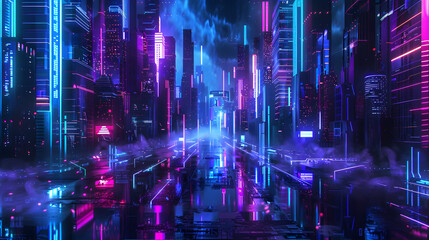 purple and blue light technology