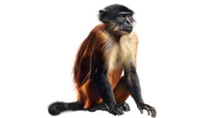 close up of a baboon