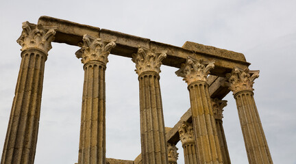 Roman temple of Evora, Portugal