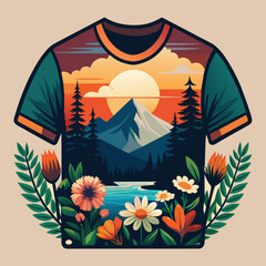 California Ocean side stylish t-shirt and apparel trendy design with palm trees silhouettes, typography, print, vector illustration. Global swatches.