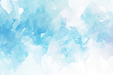 Obraz premium Abstract Blue and White Watercolor Background
