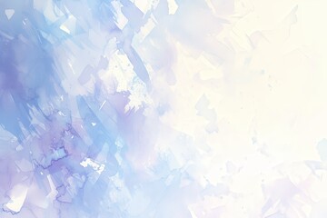Obraz premium Abstract Watercolor Painting with Light Blue and Purple Hues