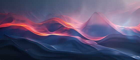 Colorful 3D Abstract Desktop Wallpaper Ultrawide Screen 21:9 