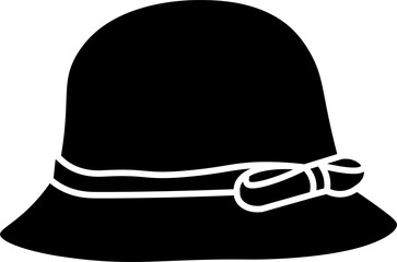 cloche hat illustration vector