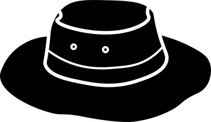 cricket hat illustration vector