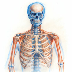 Human Bone Anatomy Sketch