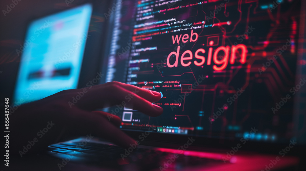 Poster web design