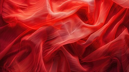 Obraz premium Close up of a background made of red fabric