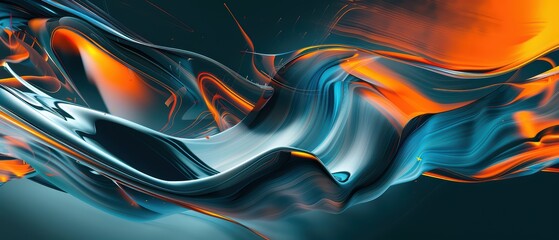Obraz premium Beautiful Abstract Desktop Wallpaper For Ultrawide Screen 21:9