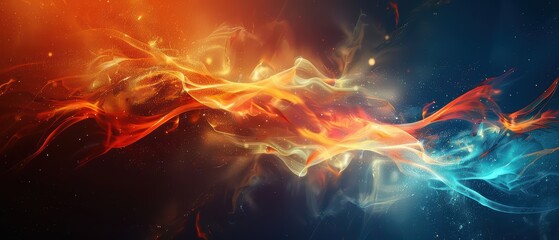 Fototapeta premium Beautiful Abstract Desktop Wallpaper For Ultrawide Screen 21:9