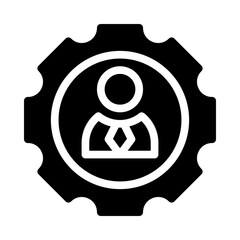 leader glyph icon