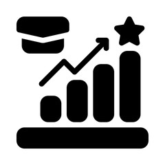 professional development glyph icon