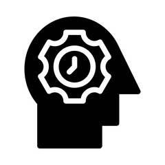 self control glyph icon