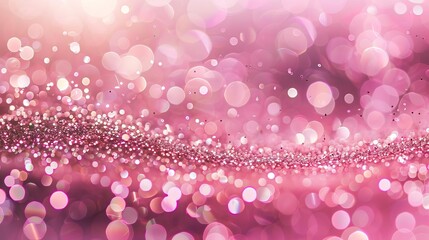 sparkly pink background with falling glitter perfect for girls birthday party invitations digital illustration