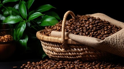 Fototapeta premium sack of beans