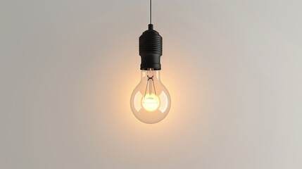 hanging lights on, ancient, modern, plain background, center