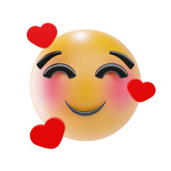 smilling face with hearts