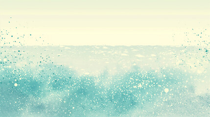 Stippled texture clipart of landscape photography techniques with fresh aqua shades, minimalistic style