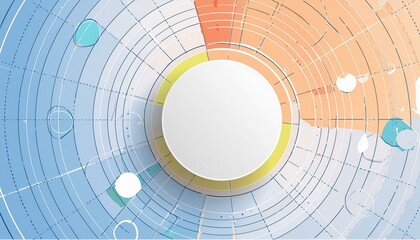 Fototapeta premium abstract background with circles