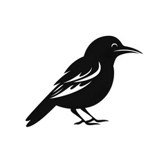 Obraz premium crow on a branch made by midjourney