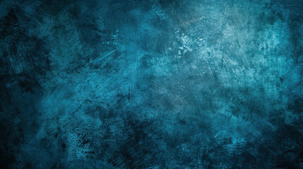 Fototapeta premium Dark Blue Background Texture with Black Vignette